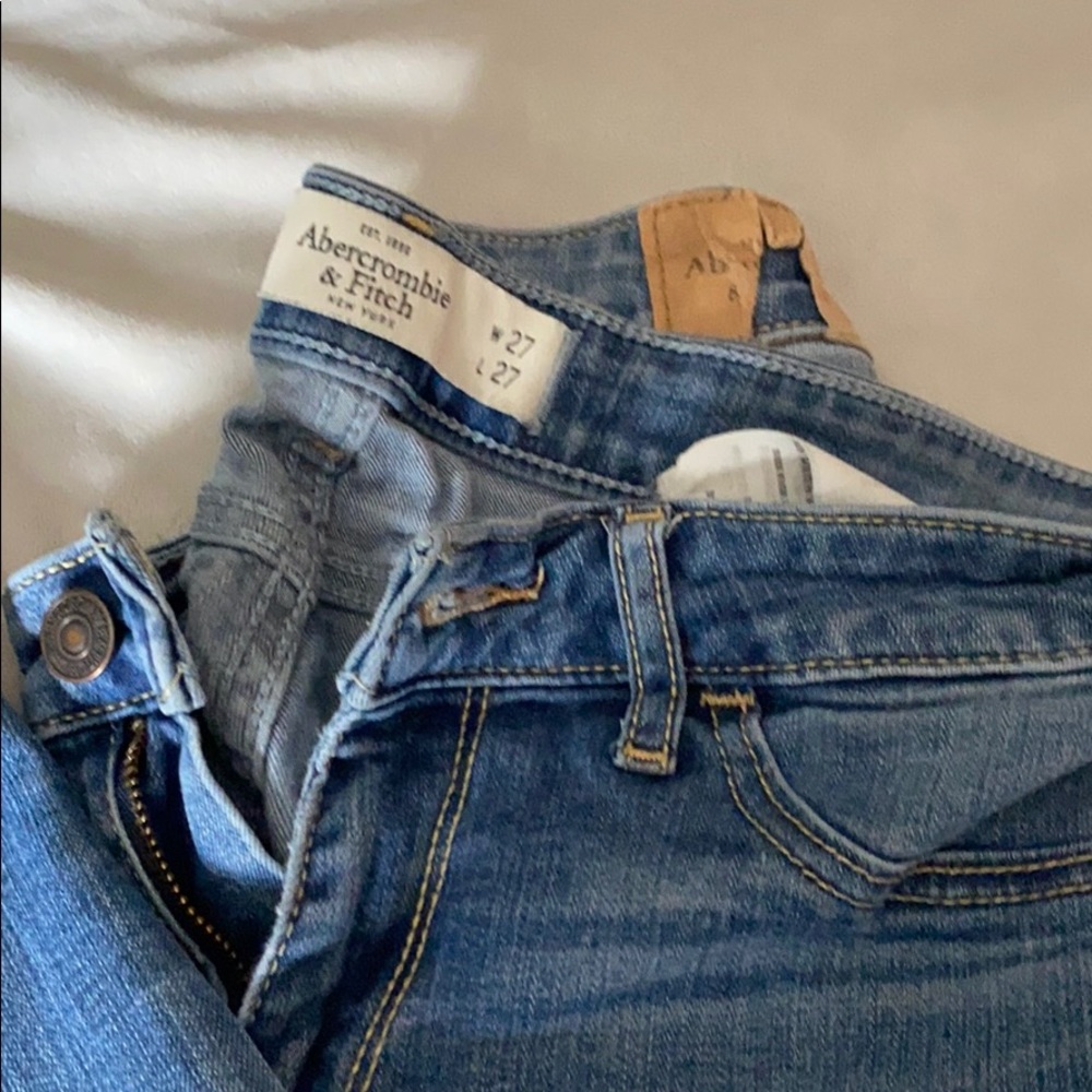 Abercrombie and Fitch blue denim jeans